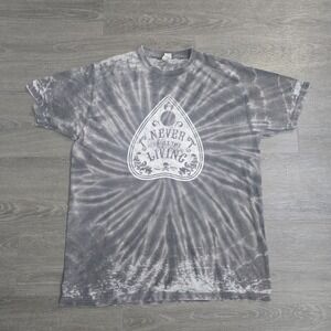 VTG Y2K Ouija Board Planchette Never Trust The Living Colortone‎ Tye Dye Large